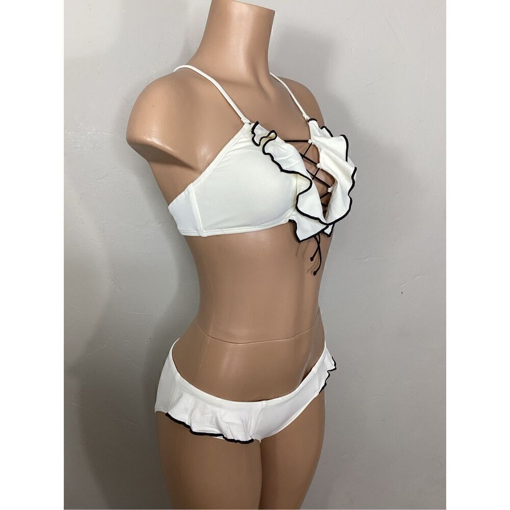 New. Robin Piccone ivory bikini. XXS/XS. Retails $189 - Picture 3 of 8